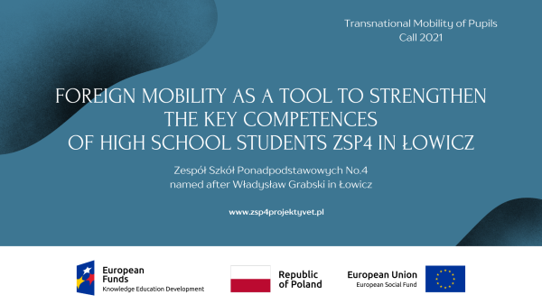 Broszura ENG PMU2021 ZSP4_Mobilność zagraniczna narzędziem wzmacniania kluczowych kompetencji uczniów liceum ZSP4 w Łowiczu