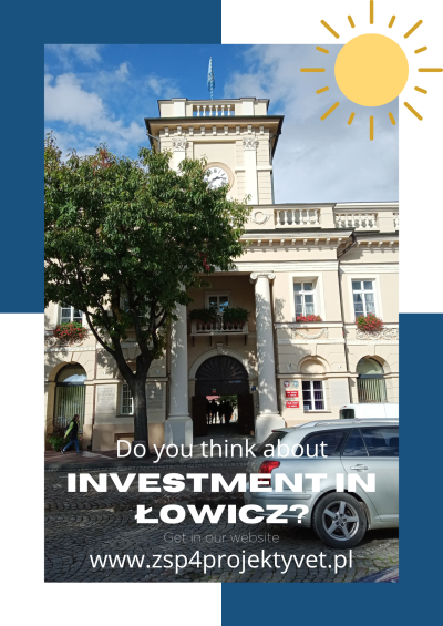 Investments in Łowicz ulotka